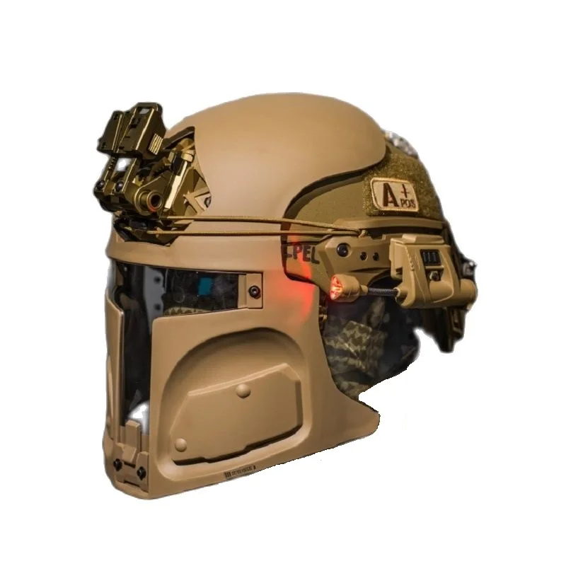 

Army Tactical Hunter Science Fiction Helmet Mask Transparent Thickened Lens