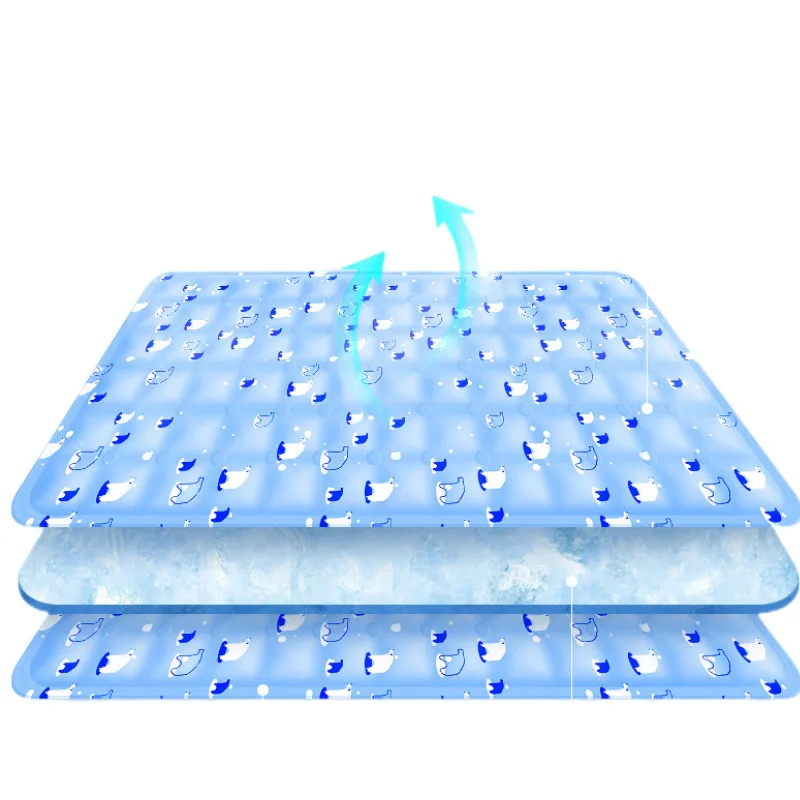 

Summer Ice Pad for Sleeping Cool Down Seat Pads Household Breathable Comfortable Pet Mats Office Bedroom Waterproof Cooling Mats