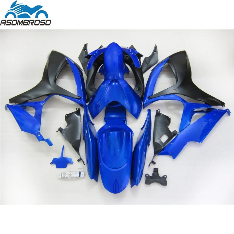 Комплект обтекателей для кузова литье под давлением SUZUKI GSXR 600 750 2006 2007 черные