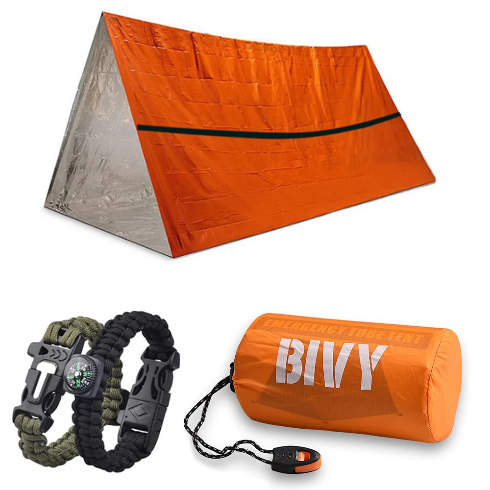 

Простая Однослойная теплая палатка с защитой от землетрясения, теплоизоляция, аварийный спальный мешок, треугольная алюминиевая пленка, па...
