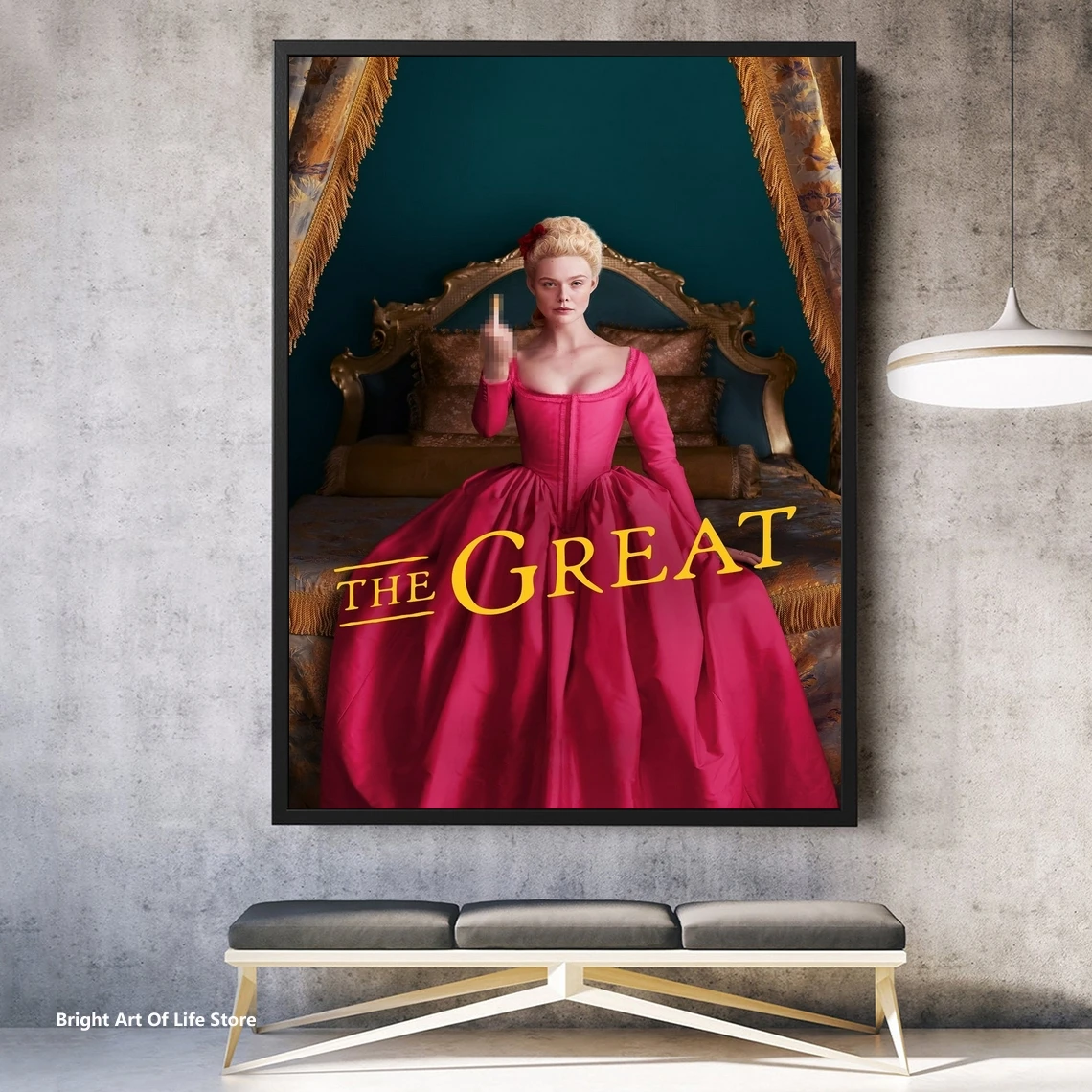 Постер из сериала Великая телесерия плакат на холсте со звездами и актёрами