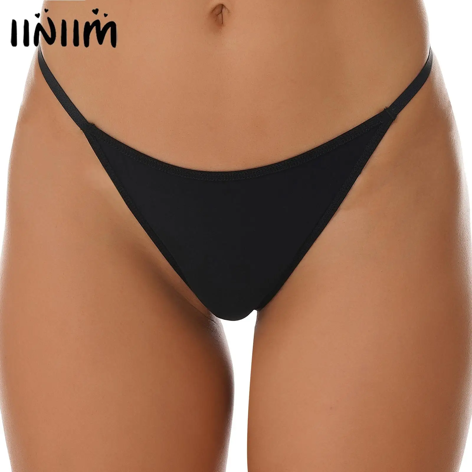 

Женское Эротическое черное нижнее белье, стринги с низкой талией, прозрачные сетчатые трусики, эластичный пояс, брифы, трусики, нижнее белье