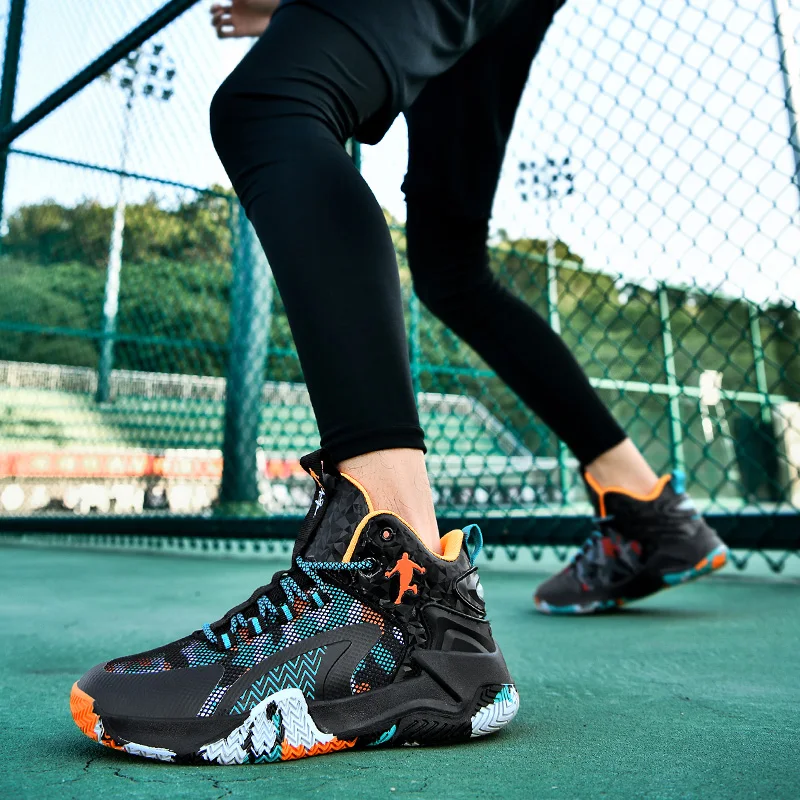 Basketball Shoes Men Street Basketball Culture Cushioning Non-Slip Sport Shoes Women Gym Training Athletic Basketball Sneakers