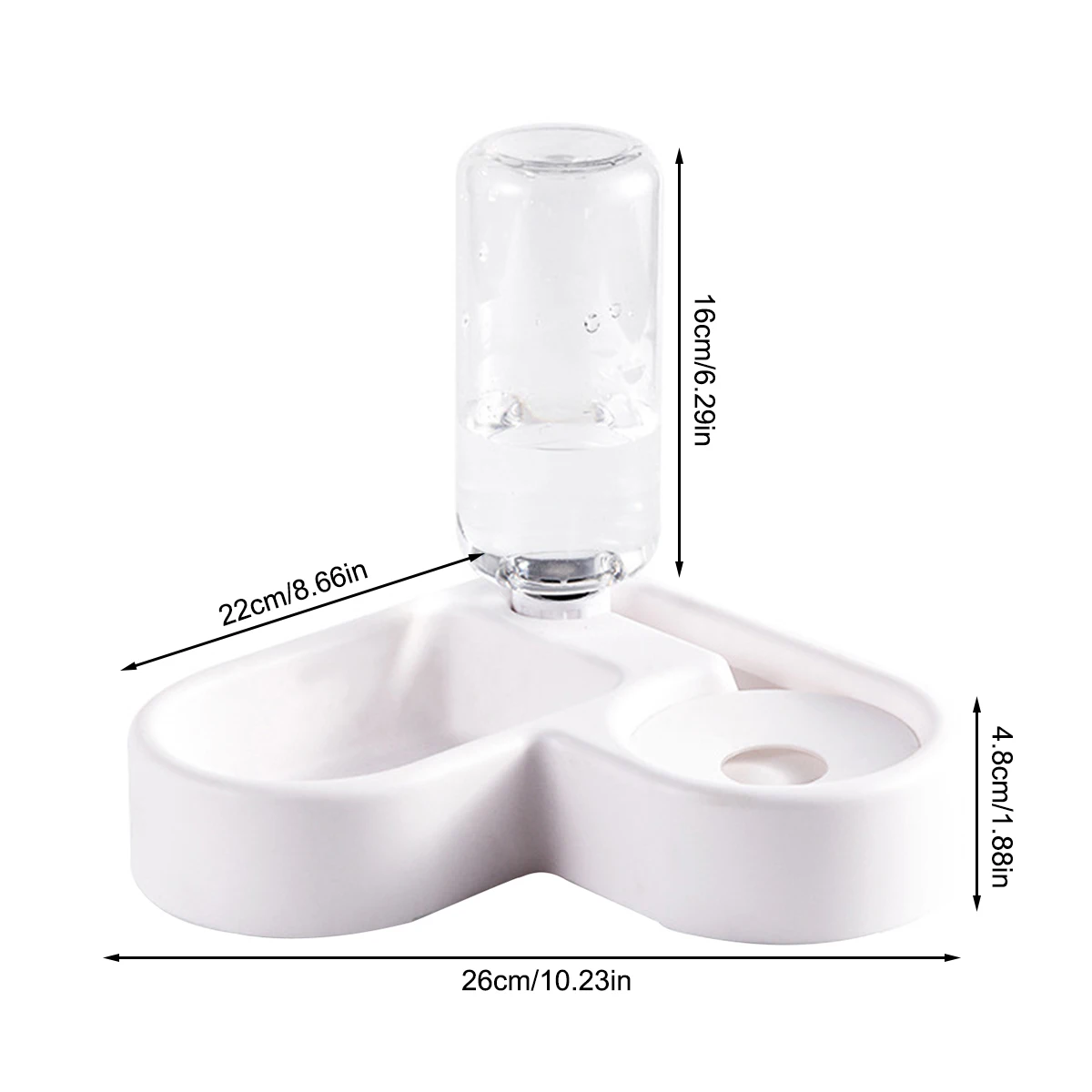 їжувати миску для karmienia zwierząt 2 в 1 oszczędzająca miejsce zmniejsza boczne przechylenie mokra dysza miska na karmę dla