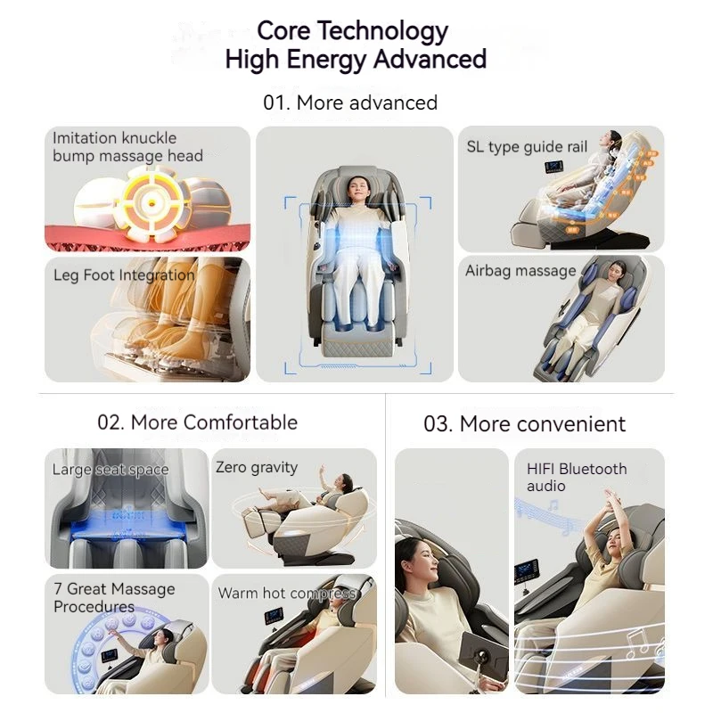 Трехлетняя гарантия UK Life Home 4D Подушка безопасности для всего тела Невесомость