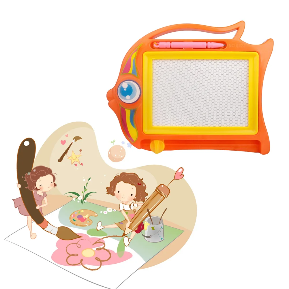 

1PC Educational Doodle Board Magnetic Writing Table Erasable Drawing Board Small Magnetic Writing Board for Kids Baby