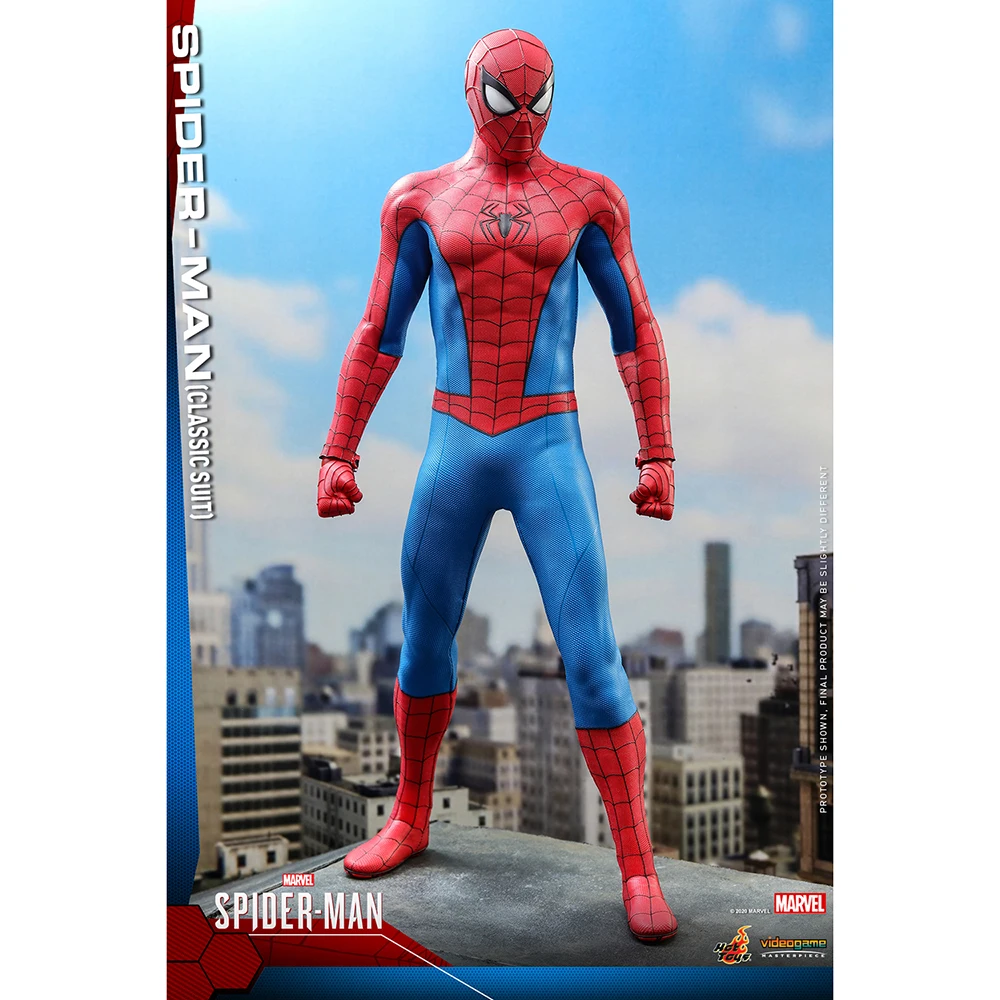

Hot Toys 1/6 Vgm48 Classic Suit PS5 Marvel Spider-Man Original Collectible Figure Anime Action Model Toys Gifts
