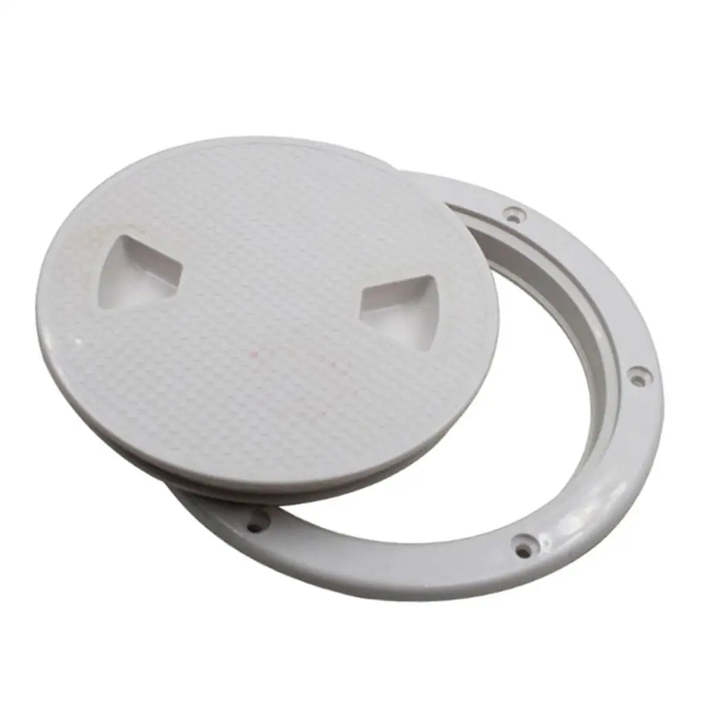 

Boat Round 4'' Deck Inspection Cover back-out For Marine Boating