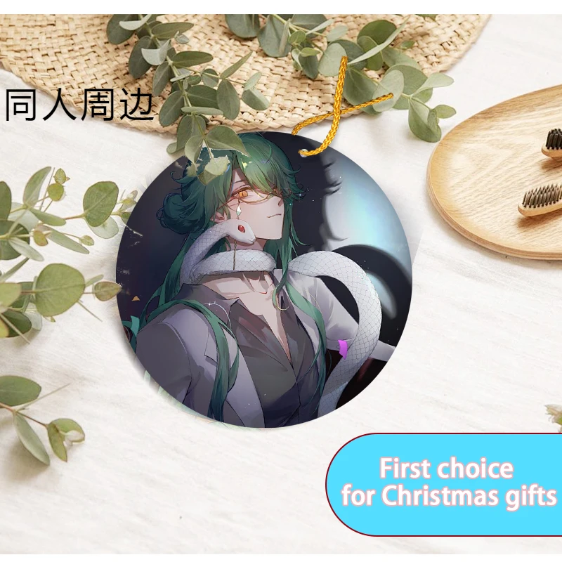 Аниме прилегающий baizhu милый автомобильный кулон акрил для дома комнаты