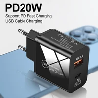 pd 20w usb charger quick charge qc 3 0 fast phone wall charger adapter for iphone 13 12 pro ipad huawei xiaomi samsung