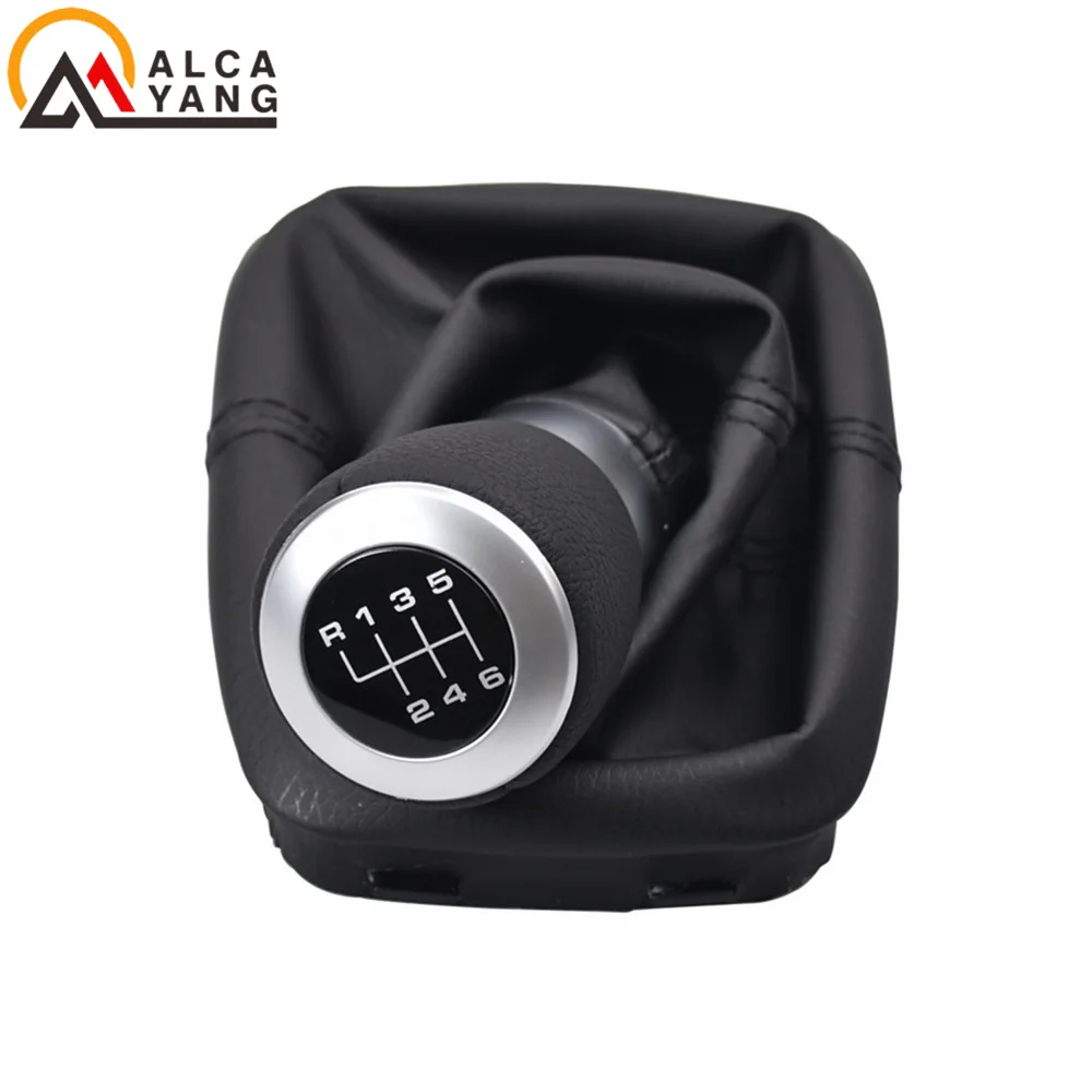 Ручка переключения передач для автомобиля 5 / 6 скоростей из искусственной кожи