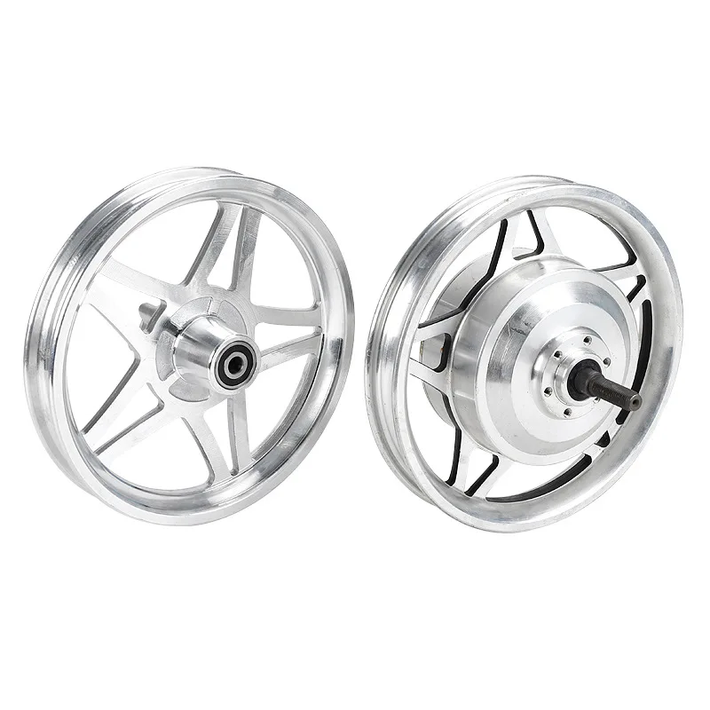 Aluminum Alloy 24v 36v 48v 350w High Torque Geared Wheel Hub Motor 12&quot For Electric Wheelchair Tractor Kids Scooter |