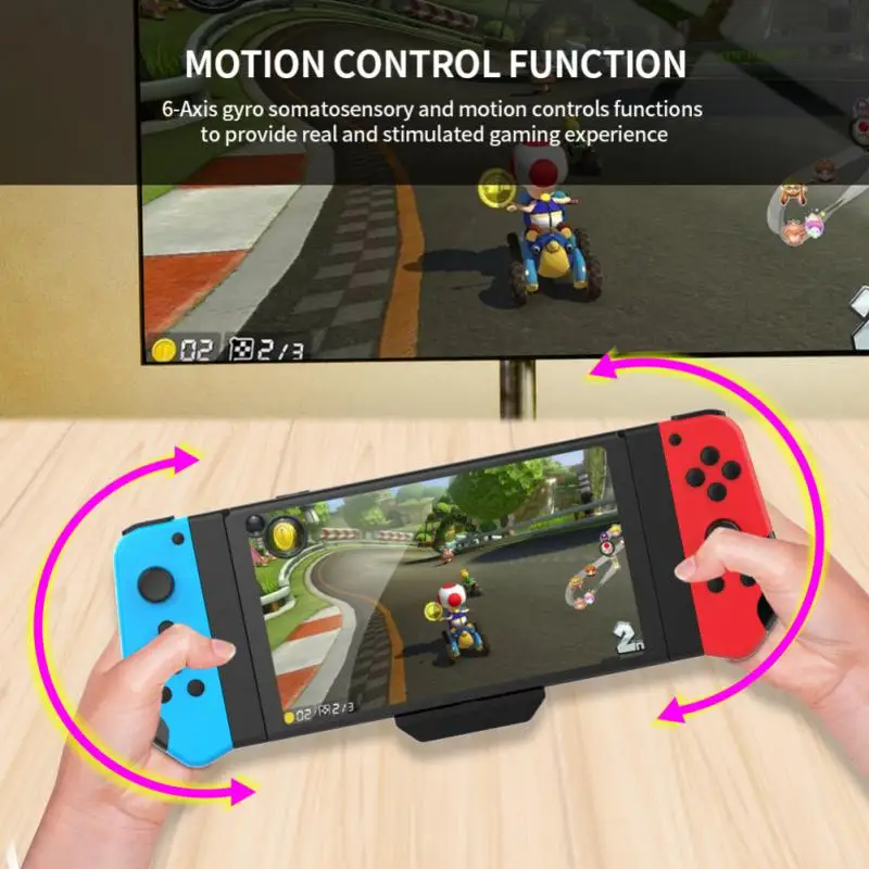 

Беспроводной геймпад 5 в постоянного тока Type-c, нескользящий 6-осевой геймпад с гироскопом, аксессуары для игрового контроллера Switch Type-c