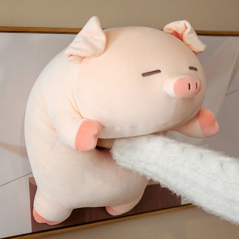 40/50cm Stuffed Doll Lying Plush Piggy Toy Animal Soft Plushie Pillow for Kids Squishy Pig Baby Comforting Birthday Gift images - 6