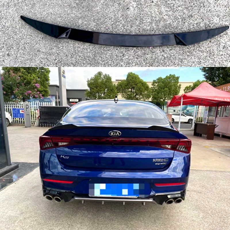 Фото Спойлер для нового KIA K5 Optima (DL3) 2020-2021, высококачественный задний спойлер V-образной формы, аксессуары, комплект обвеса. №2