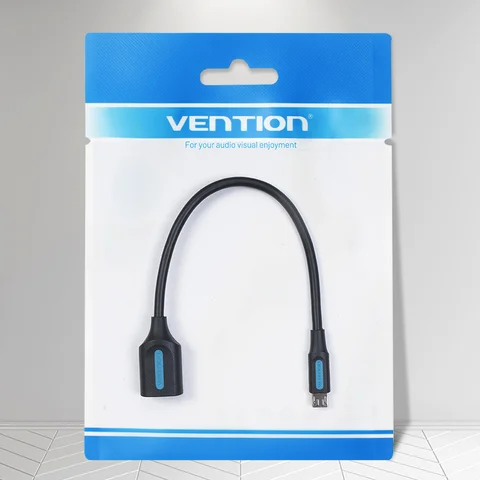 Кабель-адаптер Vention Micro USB OTG для Xiaomi Redmi Note 5, разъем Micro USB, адаптер USB 2.0 OTG для Samsung S6, планшетная мышь