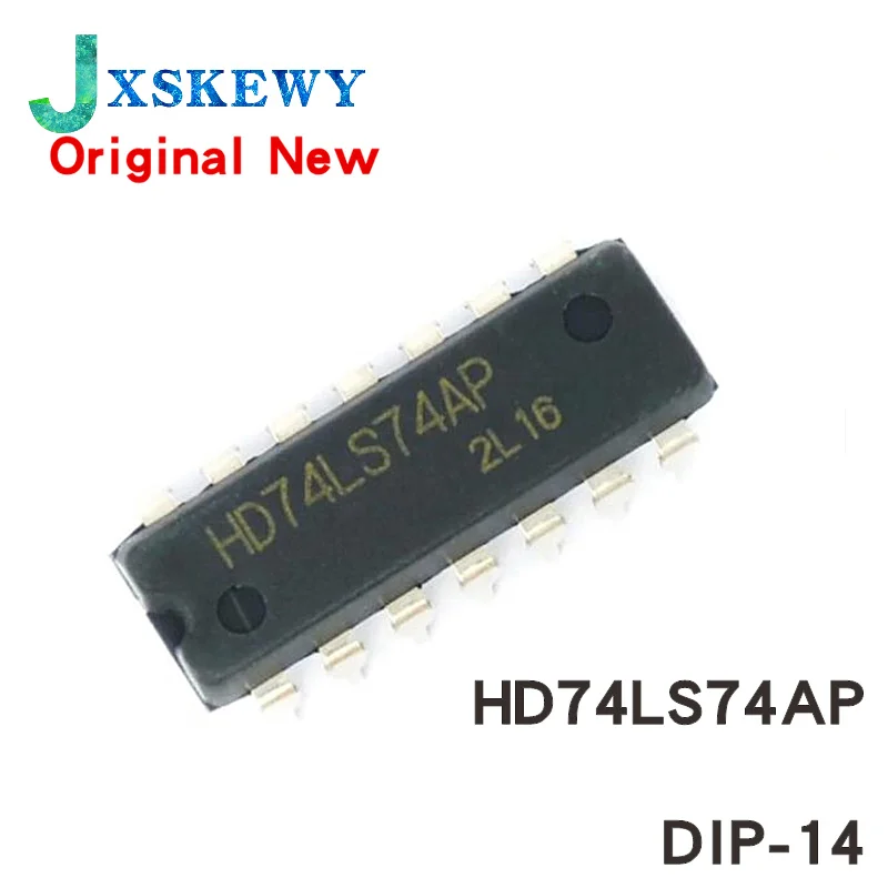 10 шт. HD74LS74AP DIP14 HD74LS74 DIP SN74LS74AN DIP-14 74LS74 SN74LS74N HD74LS74P новый оригинальный IC