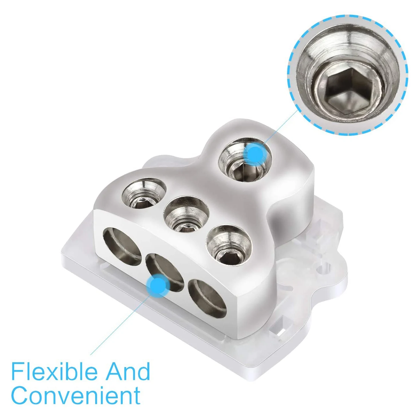 3-контактный блок распределения питания 1X0 измерительный блок/3X4Gauge Out Amp