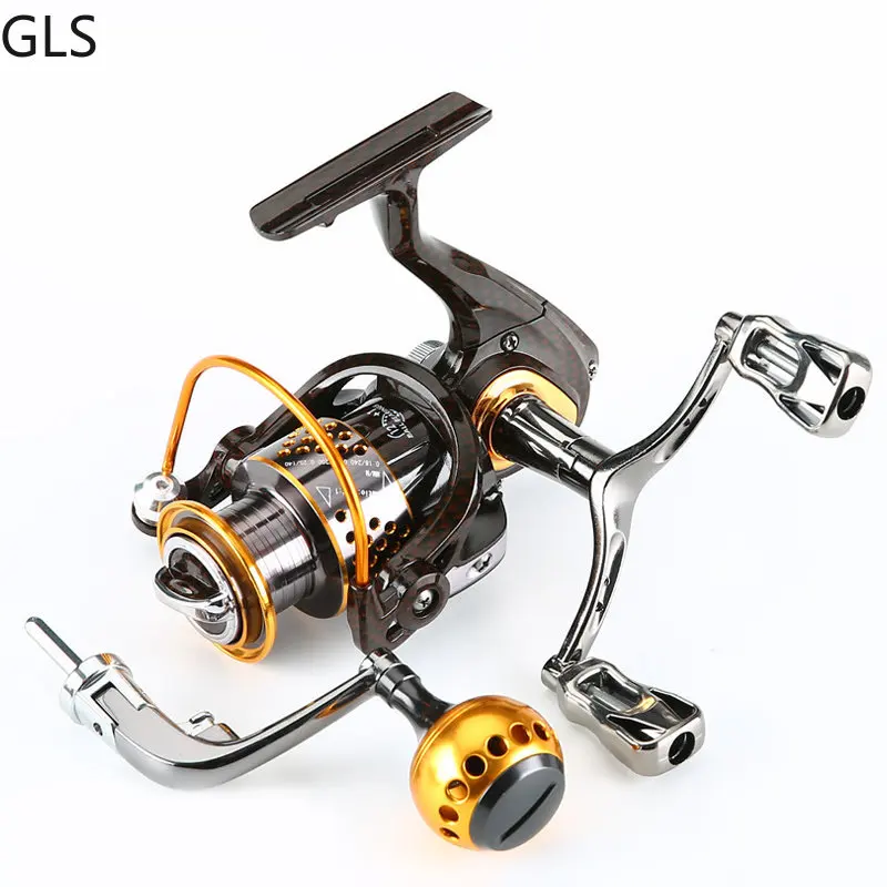 

GLS New 12+1BB All Metal Spool Fishing Wheel Gear Ratio 5.2:1 Freshwater Carp Spinning Fishing Reel Pesca