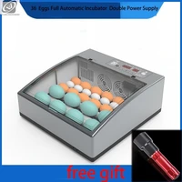 36eggs eggs incubator brooder chicken bird egg fully automatic hatcher machine farm commercial hatching turner incubation tool