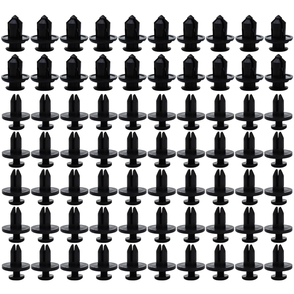 190 шт. универсальные автомобильные крепежные заклепки пластиковые 6 размеров