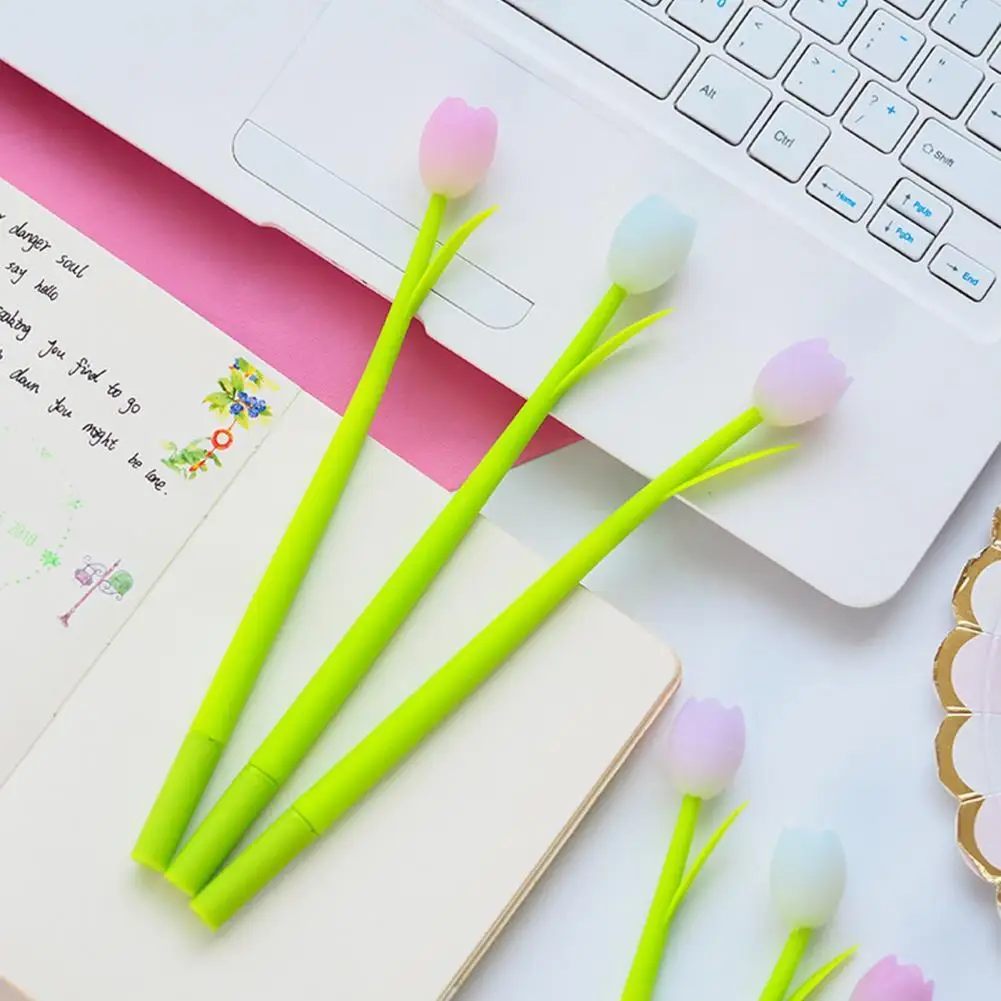 

Easy to Carry 3Pcs Durable Mix Color Signature Pen Exquisite Signature Pen Sturdy for Classroom
