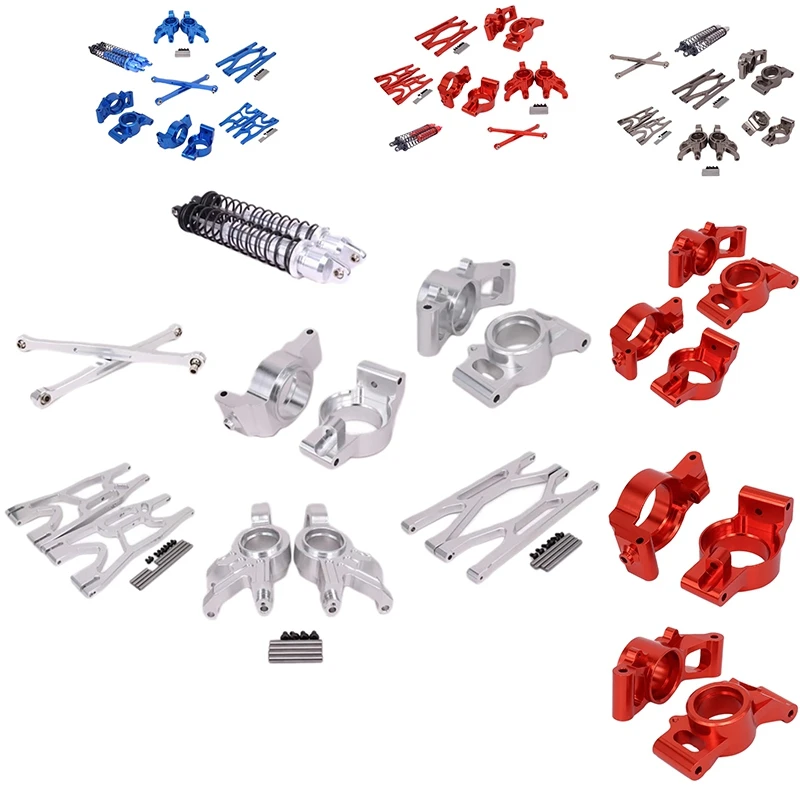 

For Traxxas 1/5 X-MAXX 77076-4 Truck Upgrade Parts Kit Remote Control Car Metal Upgrade Parts Kit C Seat Pull Rod