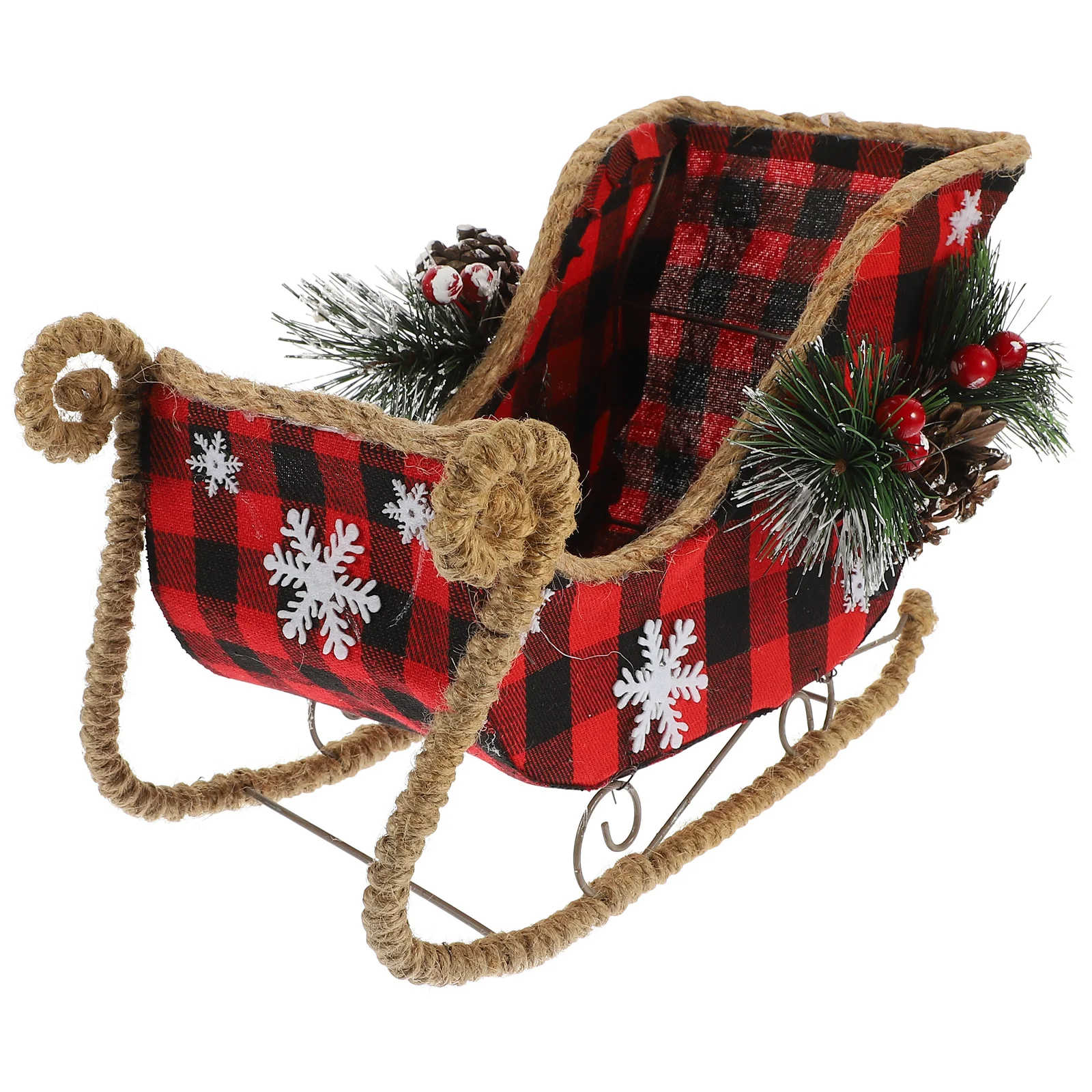 

Christmas Metal Sleigh Decoration Cumpleaños Para Delicate Adornment