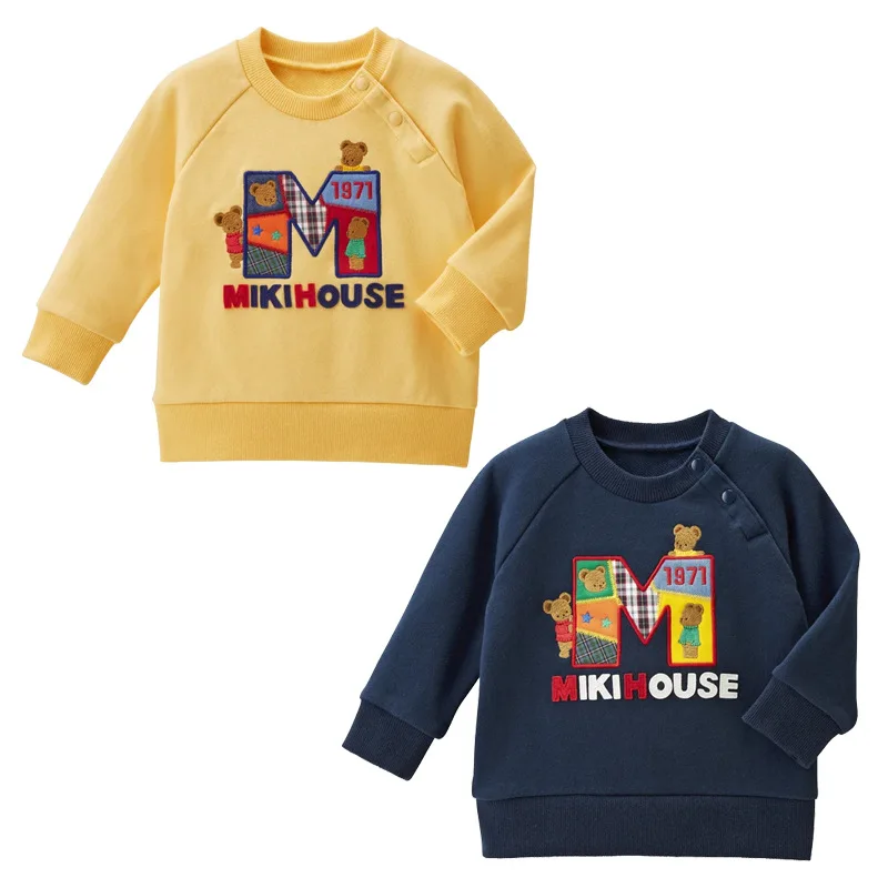 Толстовка с длинным рукавом для мальчиков Мультяшные толстовки милый пуловер