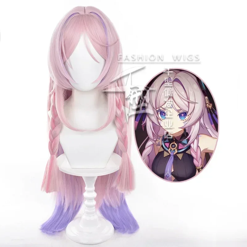 Парик для косплея Game Genshin Impact Citlali розовые фиолетовые длинные волосы Хозяин