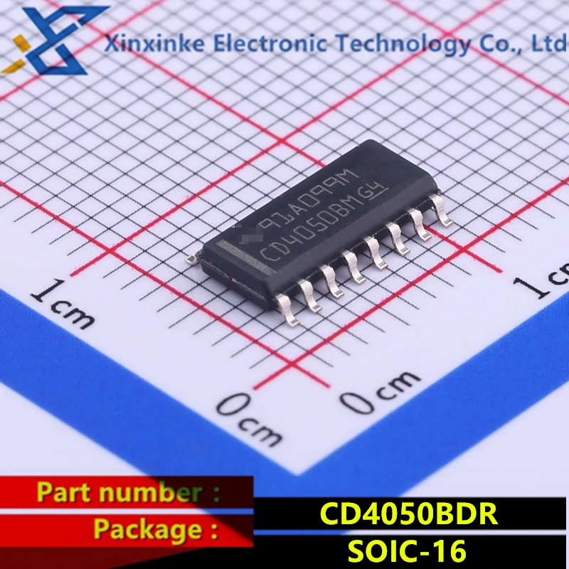 

CD4050BDR SOIC-16 CD4050BM Buffers & Line Drivers CMOS Hex Non-Invert Buffer/Conv CD4050B Brand new Original