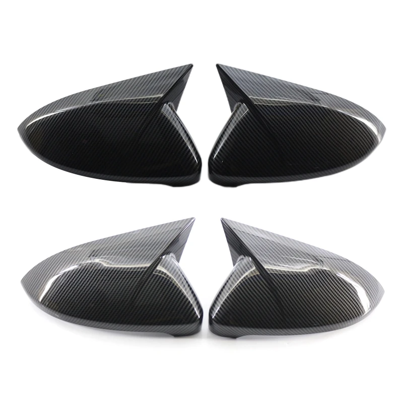 

Vehicle Side Mirror Cap Covers Black/Carbon Look OEM:5G0 857 537/5G0 857 538