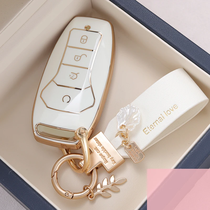 Автомобильный чехол для ключей полная защита корпуса BYD Tang EV600 Han EV Yuan ATTO 3 Song PLUS Pro