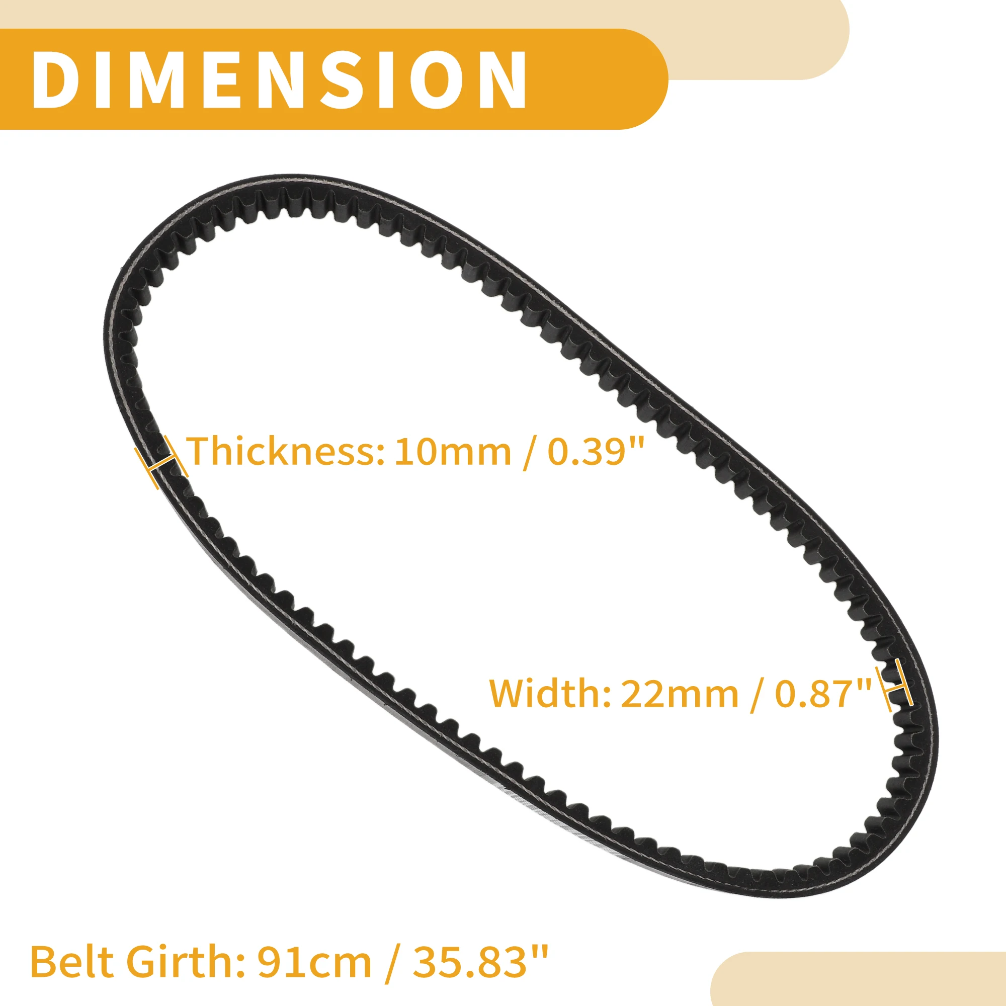 Приводной ремень Motoforti мотоциклетный V-образный для Honda FES125 PES125R S-Wing PS125 NES150