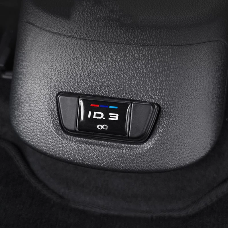 

Автомобильная задняя консоль, оснащенная защитным чехлом для зарядного порта USB для VW ID.3, пылезащитная-стандартная C внутренняя отделка для ...