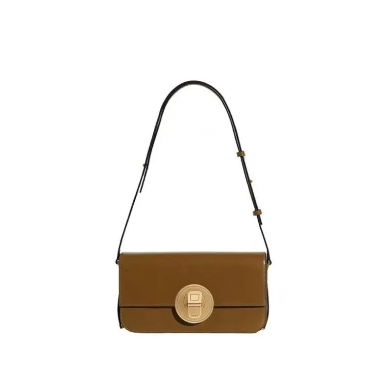 

Free shipping peco Bag Can Baguette Armpit Luxury Women's bag Vintage leather Tofu bag 2023 New bag Fashion crossbody bag