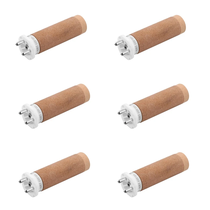 

6X Heating Elements 230V 1550W Ceramic Heating Core For Leister 100.689 Handheld Hot Air Plastic Welder Tool