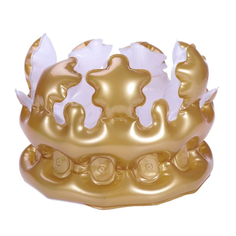 

Crowns Men Blow Prince Vintage Toys Birthday Party Favors Vintage Gifts Men Inflatable Gold Crow Boy