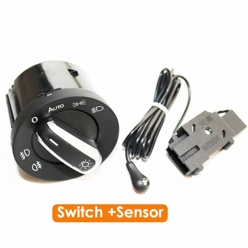 

Новый переключатель автомобильной фары с датчиком для VW Golf 6 2008-2012 Tiguan 2016-2018 Touran 2003-2016 Jetta 1,4 T