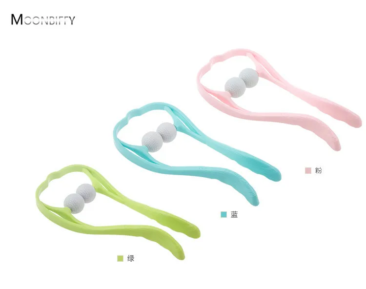 

Manual Cervical Massage Clip Hand-held Neck Shoulder Cervical Massager Roller Massager for Body Relaxation Beauty Health
