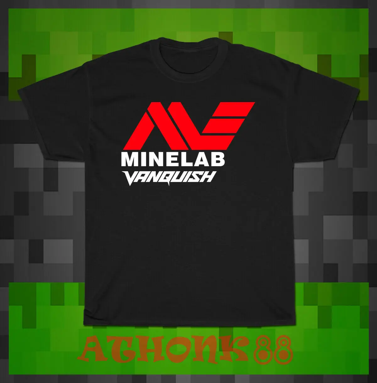 

New 2022 T SHIRT VANQUISH 540 - Metal Detector - Minelab Logo Men's T-Shirt