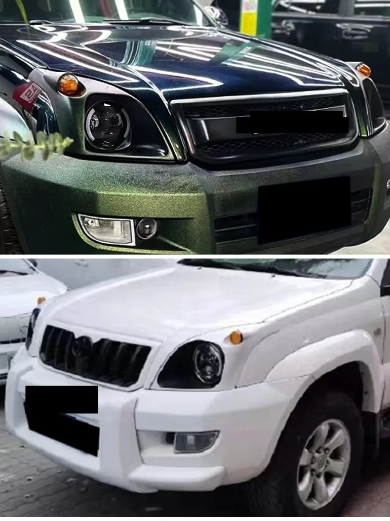 Фара головного света для Toyota land cruiser prado LC120 700 4000 дневные ходовые огни дальний и
