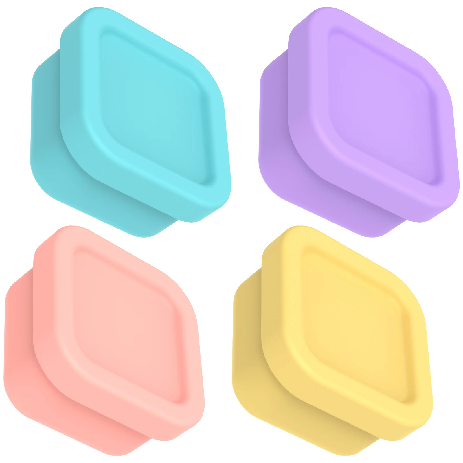 

4 шт., силиконовые контейнеры для салата, 3 унции