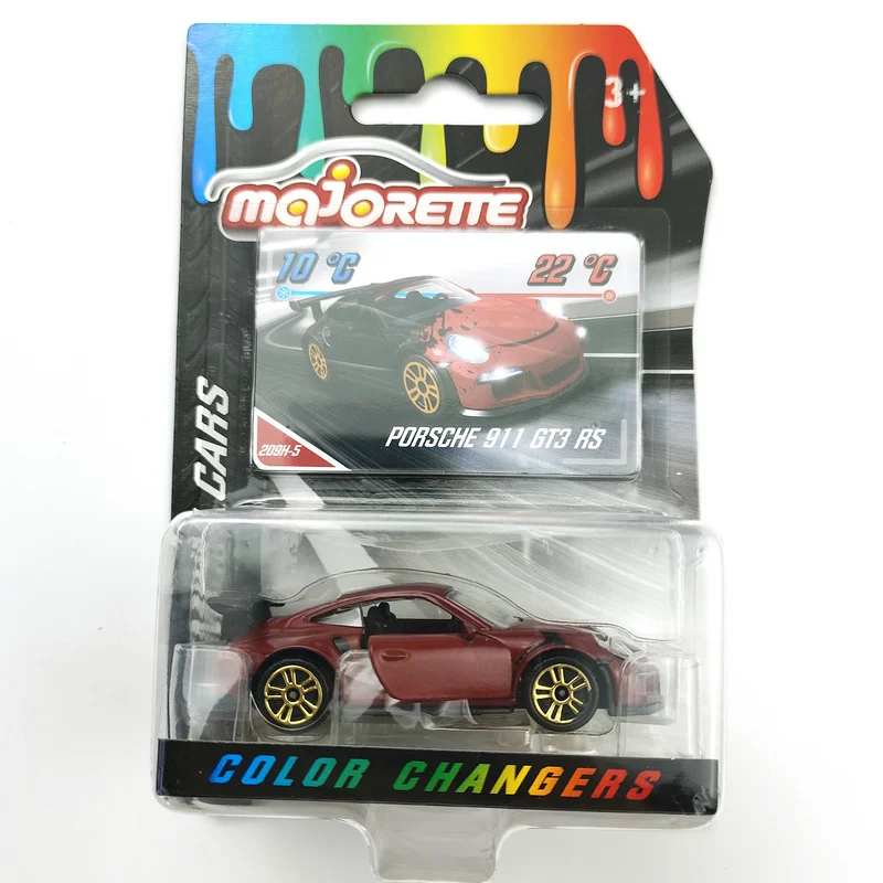 Majorette Changers rwb 911 GT3 RS 1/64 модель автомобиля под давлением детские игрушки подарок