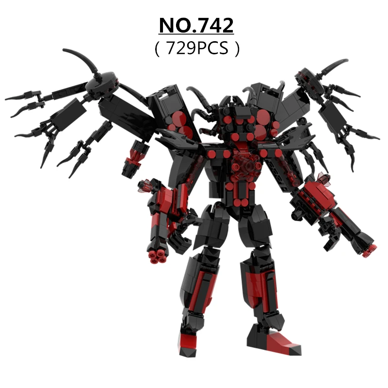 729 шт./набор Детский конструктор унитаз