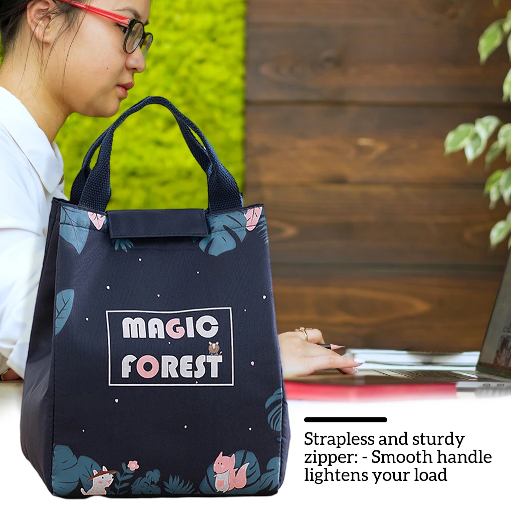 

Insulation Lunch Bag Fruits Breakfast Organizer Thermal Travel Lunchbox