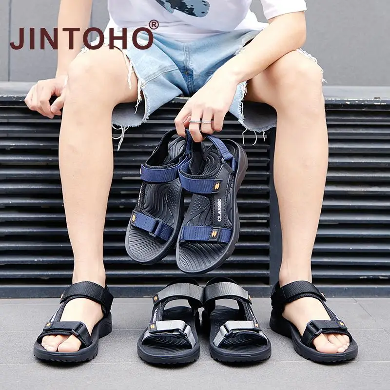 Men Sandals Summer Leisure Beach Holiday Shoes 2021 New Outdoor Male Retro Comfortable Casual Sneakers |
