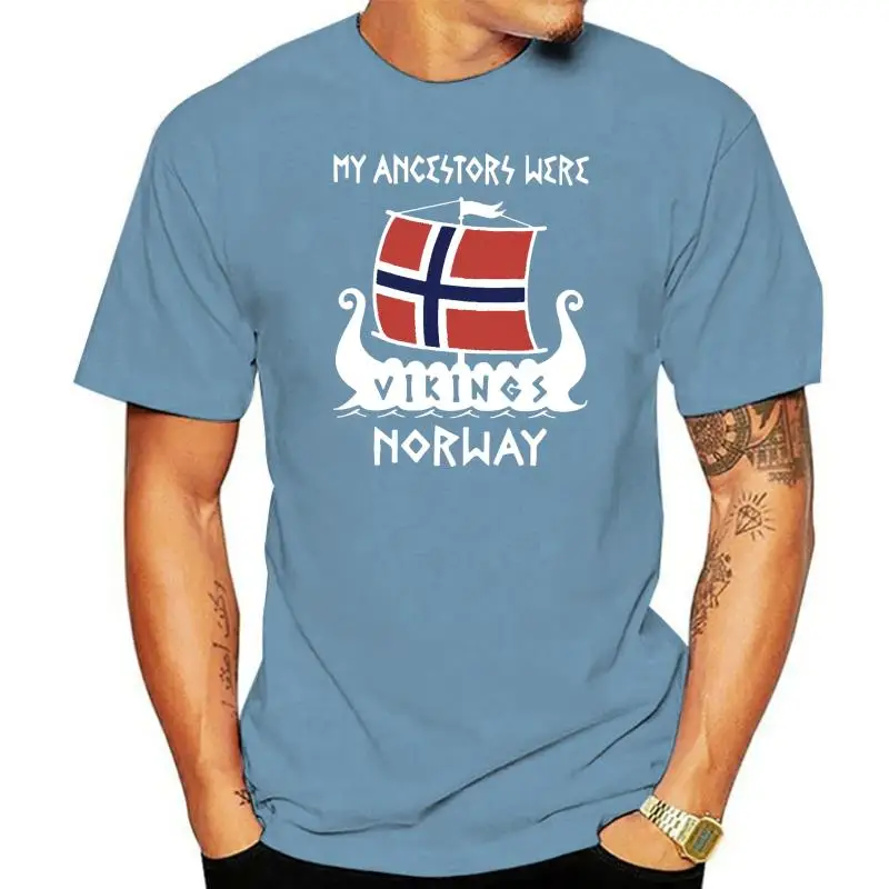 

Print Ancestors Vikings Norway Classic Norway Tshirt Printing Anti-Wrinkle 2022 Tshirt For Men Kawaii Cotton Simple Gents