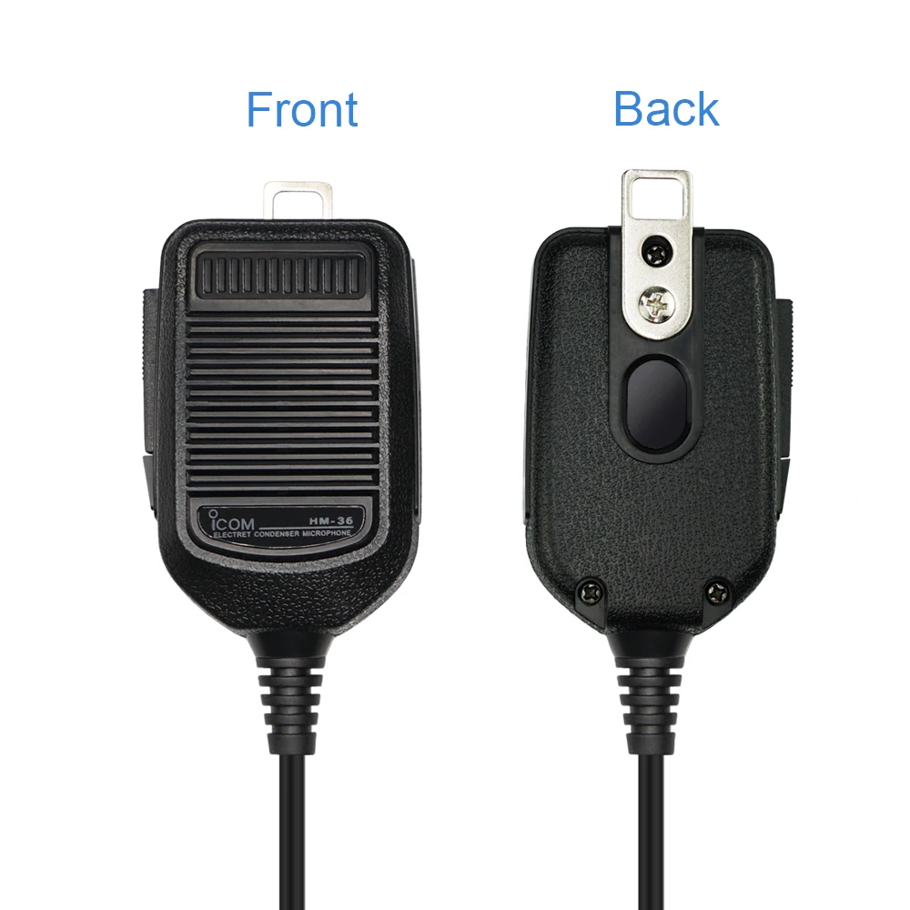 8 Pin Car Radio Microphone Speaker HM-36 Hand Mic for ICOM IC-718 IC-775 IC-7200 IC-7600 IC-25 IC-28 Car Radio Mobile Radio