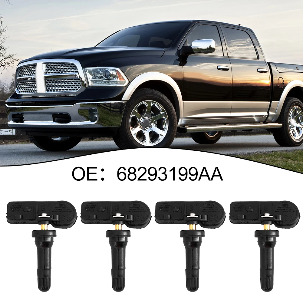 4 шт. Автомобильный датчик давления в шинах Система мониторинга для Dodge для Jeep 68293199AA 433 МГц системы мониторинга давления в шинах
